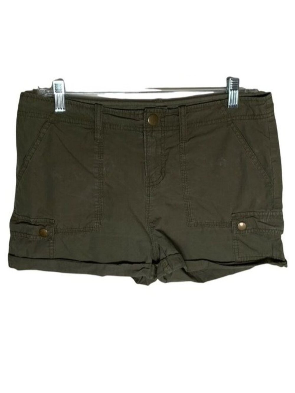 BDG Urban Outfitters Cargo Shorts Womens 2 Green Utility Cotton Y2K Grunge
